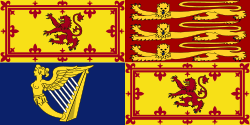 Royal Standard of the United Kingdom in Scotland