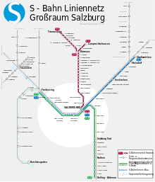 Salzburg S-Bahn netwrk plan.