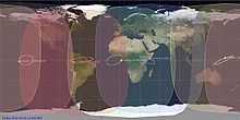 Vortex satellite footprints