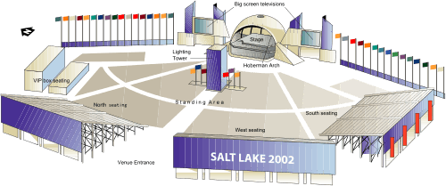 Salt Lake Olympic Medals Plaza