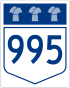 Saskatchewan Highway 995 shield