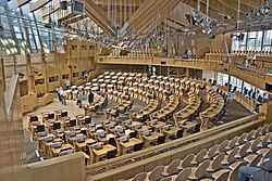 Debating Chamber, Scottish Parliament Building