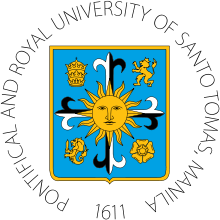 The official seal of the University of Santo Tomas, Manila