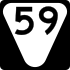 State Route 59 secondary marker