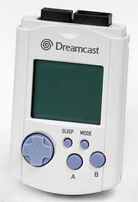 An image showing a video game peripheral for Sega's Dreamcast console.