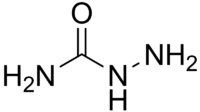 Skeletal formula of semicarbazide