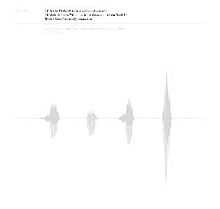 A sound wave on a white background