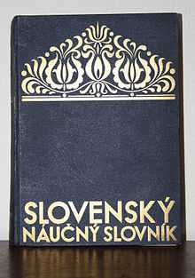 The cover of Slovenský náučný slovník