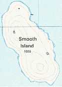 Smooth Island contour map