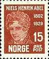 Stamps of Norway, 1929-Niels Henrik Abel2.jpg