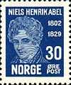 Stamps of Norway, 1929-Niels Henrik Abel4.jpg