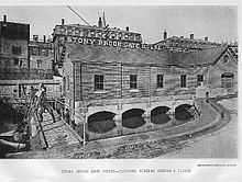 Stony Brook Gate House cleaning, 1880