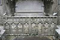 Sculptured tomb panels