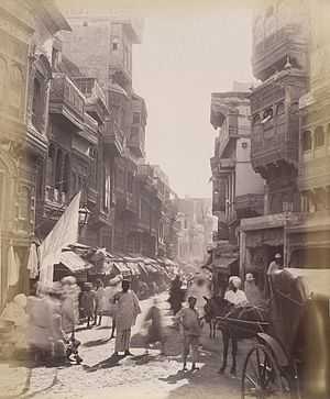 Street scene of Lahore.