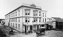 hotel with horse and buggy