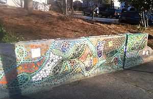 A Symphony of Color (2008) is a mosaic by artist Donna Pinter