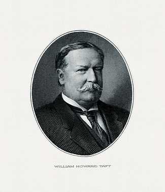 BEP engraved portrait of Taft as President.