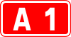 A1 autoroute shield