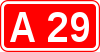 A29 autoroute shield