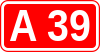 A39 autoroute shield