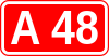 A48 autoroute shield