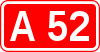 A52 autoroute shield