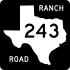 Ranch to Market Road 243 marker