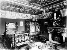 Photograph of William Burges's bedroom