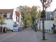 A view along the Dorpsstraat in Oost-Vlieland.