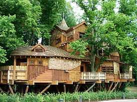 The treehouse at The Alnwick Garden