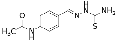 Structural formula of thioacetazone