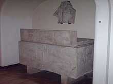 A photo of the tomb of Pope Pius III