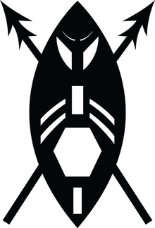 Shield and spears logo