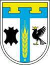 Coat of arms of Tysmenytsia Raion