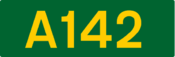 A142 road shield