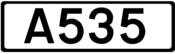 A535 road shield