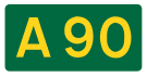 A90 road shield