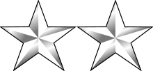 two silver stars