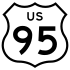 U.S. Highway 95 route marker