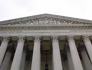 Entrance to U.S. Supreme Court Building