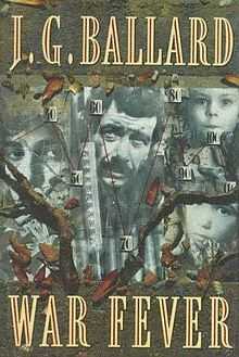 First edition cover art of "War Fever" by J.G. Ballard