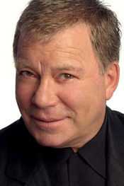 A close cropped photograph of William Shatner