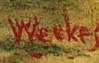 William Weekes signature