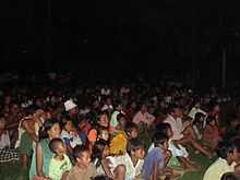 Villagers are watching WMC programs through the MBU in Ouddor Mean Chey province in 2008