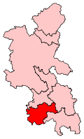 A small-to-medium sized constituency, situated in the southwest of the county.