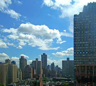 The neighborhood of Yorkville on the Upper East Side