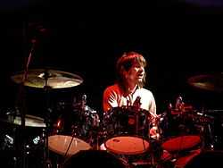 Zak Starkey playing drums