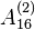 {A}_{16}^{(2)}