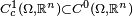 \scriptstyle C_c^1(\Omega,\mathbb{R}^n)
\subset C^0(\Omega,\mathbb{R}^n)