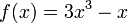 f(x)=3x^3-x